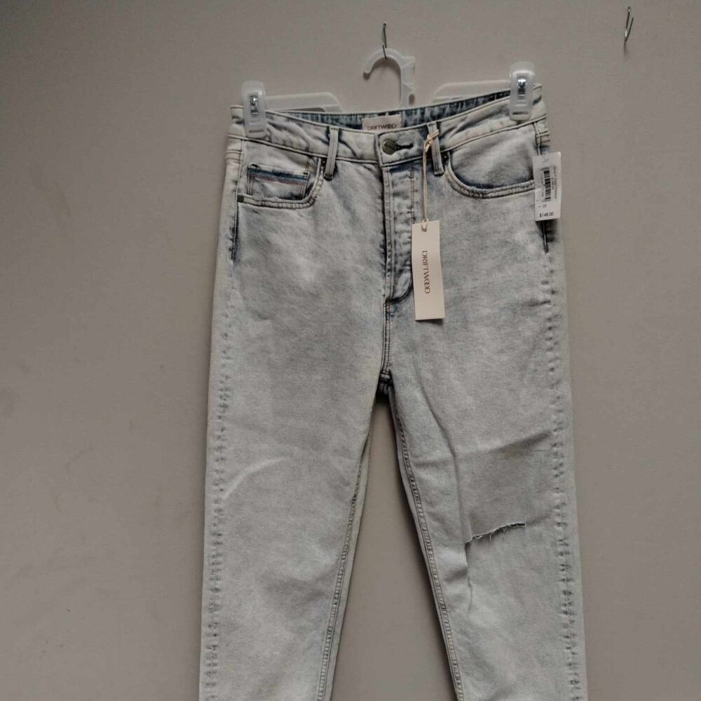 Driftwood Torn Jeans with Lightning Bolt